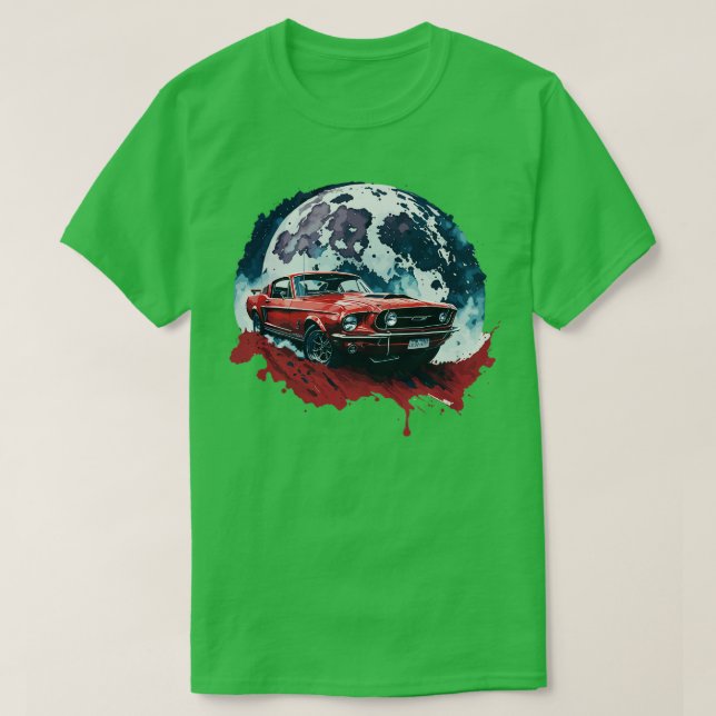 Mustang Red Shelby T Shirt (Design framsida)