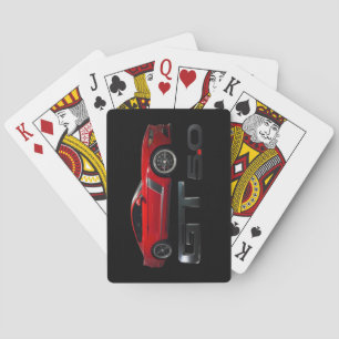 Mustang Red-uppspelningskort Casinokort