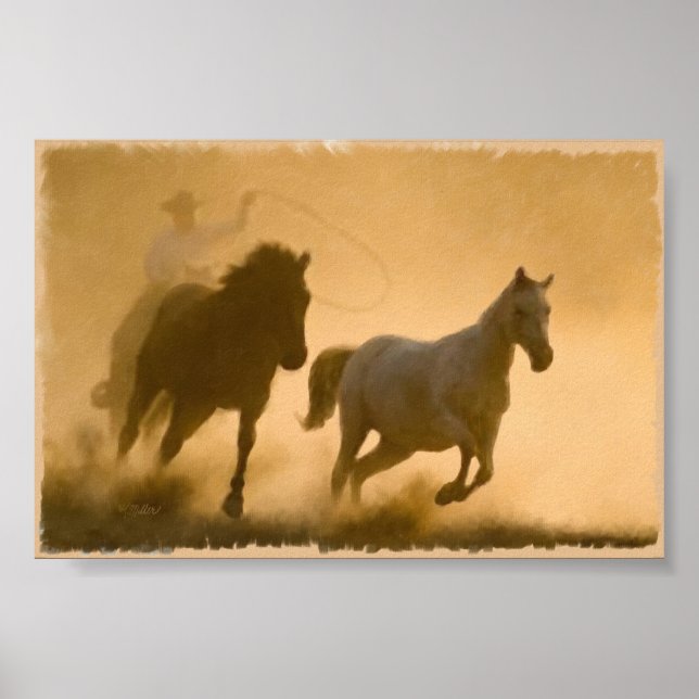 Mustang Roundup Poster (Framsidan)