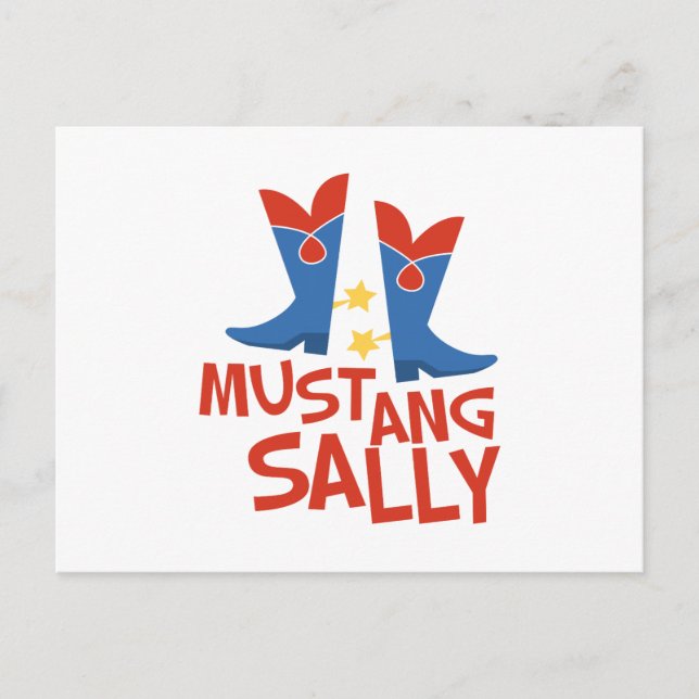 Mustang Sally Vykort (Framsida)