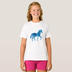 Mustang silhouette - Välj bakgrund färg T Shirt
