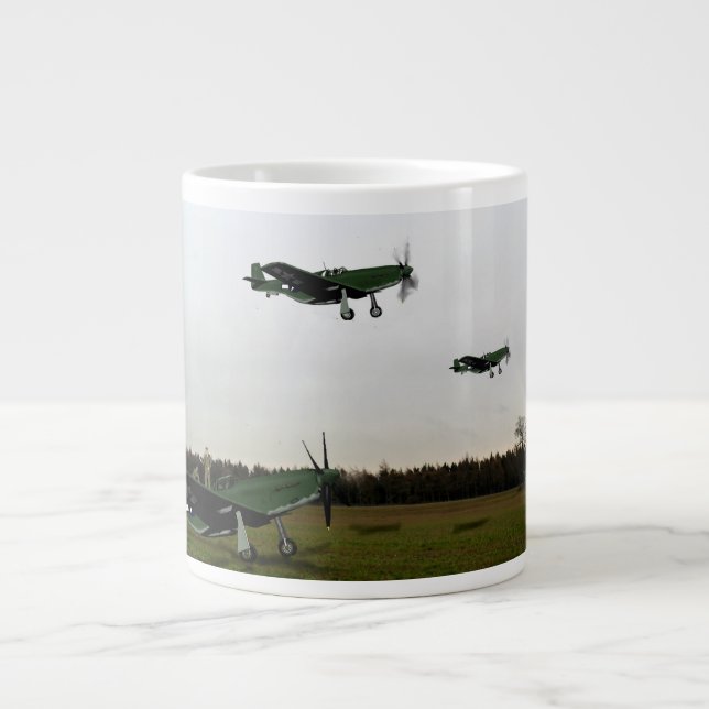 Mustang Station 1943 Jumbo Mugg (Framsidan)