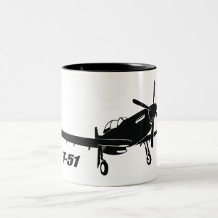 Mustang T-51 Två-Tonad Mugg