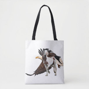 Mustang Vild "Freedom Flight" totebag  Tygkasse