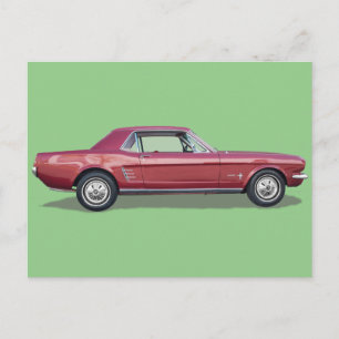 Mustang-vykort Vykort
