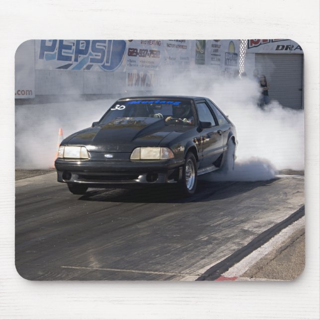 MustangBrännskada-Ut Mousepad Musmatta (Framsidan)