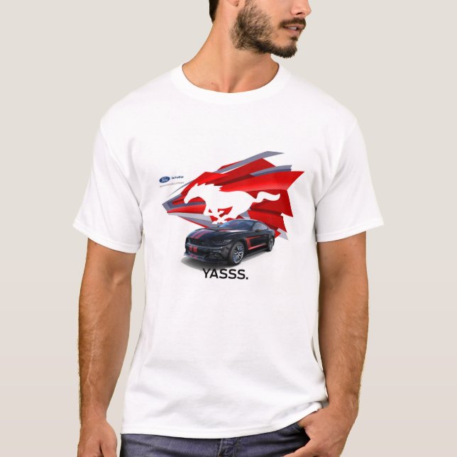 MustangCustomizermanar T-tröja T-shirt (Framsida)
