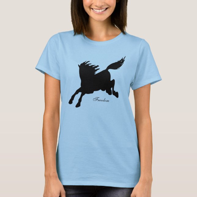 Mustangfrihet T Shirt (Framsida)
