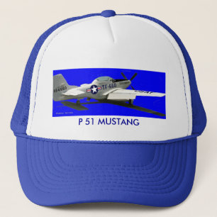 Mustangporträtt, MUSTANG för P 51 Truckerkeps