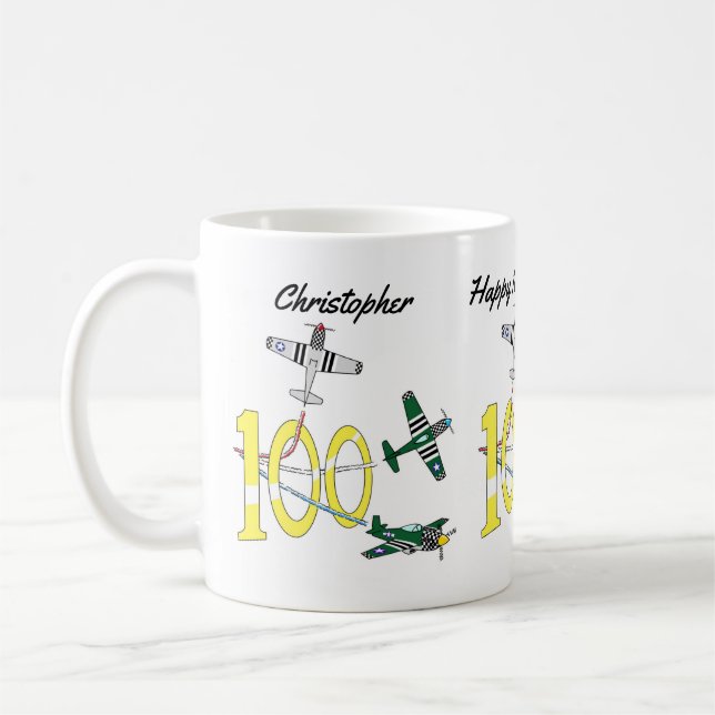 Mustangs 100-årsfirande kaffekopp (Vänster)