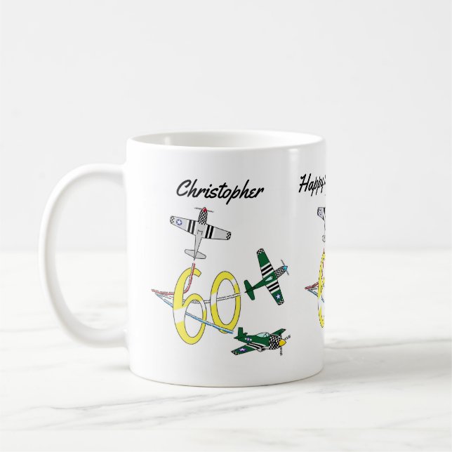 Mustangs 60-årsdagskopp kaffemugg (Vänster)