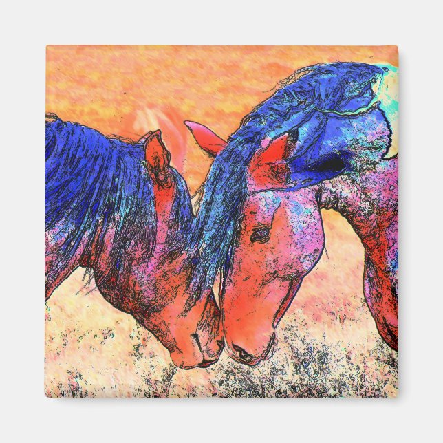 Mustangs Magnet (Framsidan)