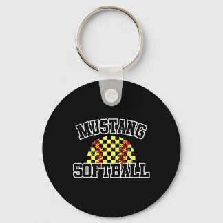 Mustangs Softll Mamma Mustangs Skolanda Sporter  Nyckelring