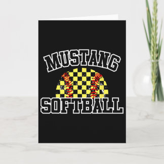 Mustangs Softll Mom Mustangs School Spirit Sports  Kort