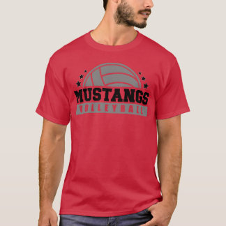 Mustangs Volleyboll Tränare Sportseam Spirit Wear  T Shirt
