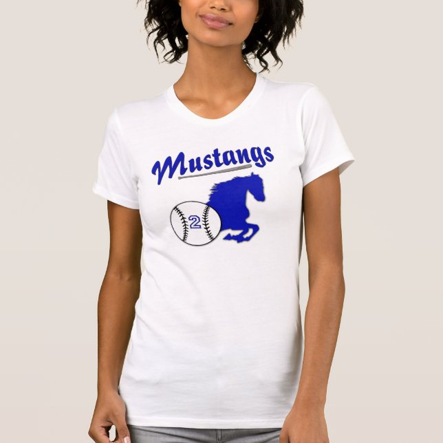 Mustangsbaseball T-shirt (Framsida)