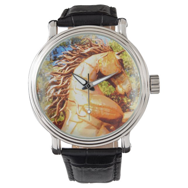 mustangstallion armbandsur (Framsida)