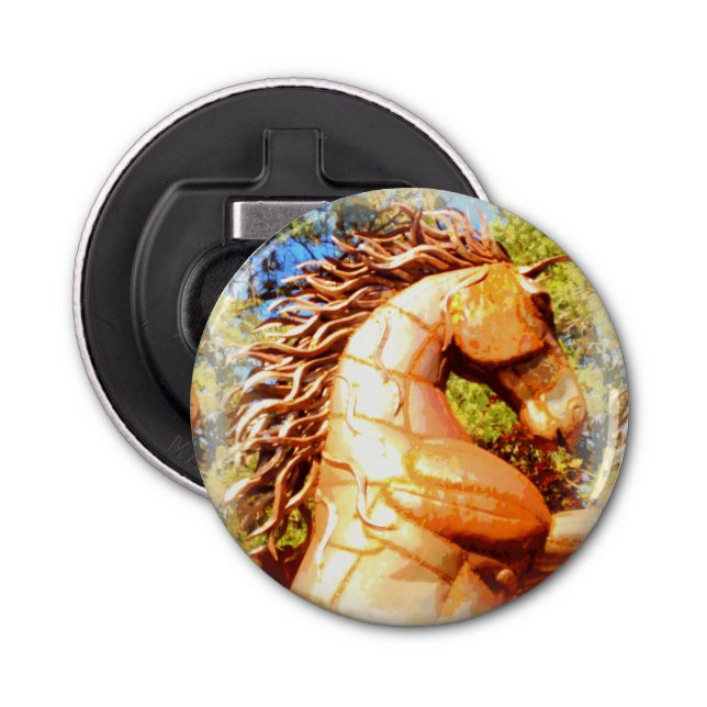 mustangstallion flasköppnare (Framsidan)