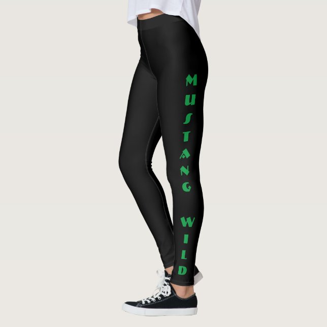 MUSTANGVILDdamasker Leggings (Vänster)