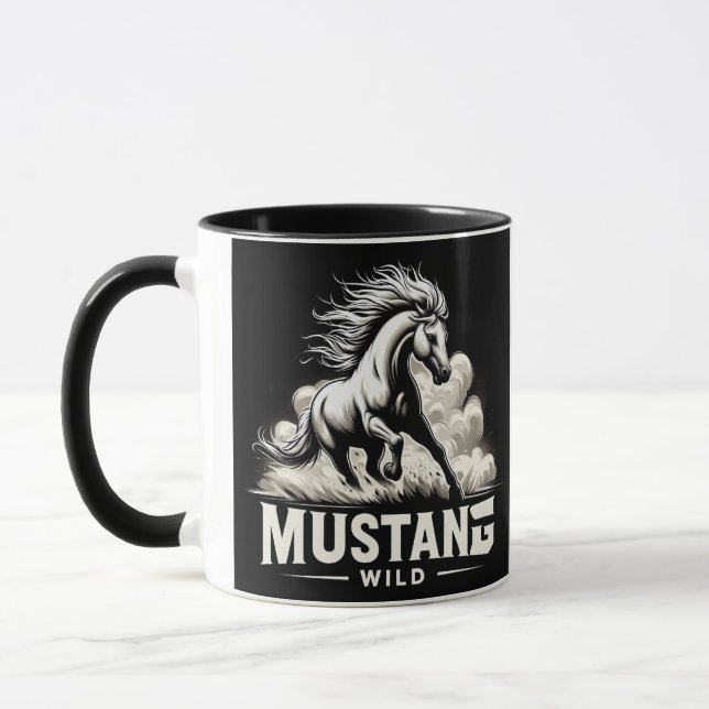 MustangWild Cremello Cup Mugg (Vänster)