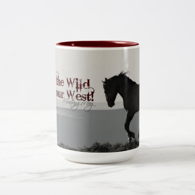 MustangWILD mugg "behålla vilden i vårt västra ", (Center)
