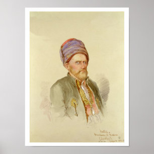 Mustapha - Moslem från Batum, c.1852 Poster