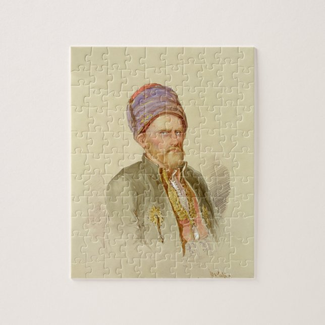 Mustapha - Moslem från Batum, c.1852 Pussel (Vertikal)