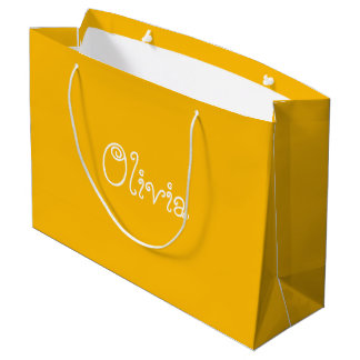 Mustard Färg Baby Shower Gift Bag