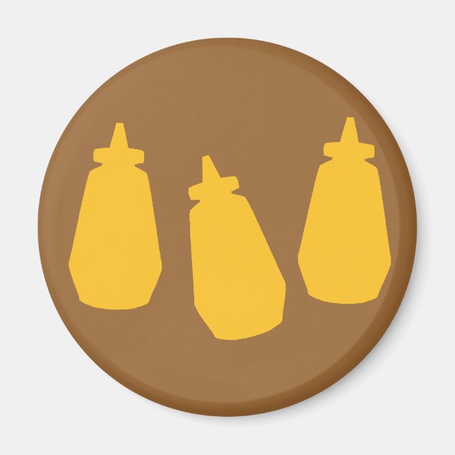 Mustard Flaskor Magnet (Framsidan)