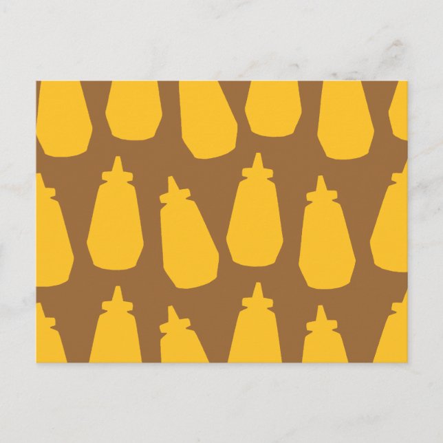 Mustard Flaskor Vykort (Framsida)