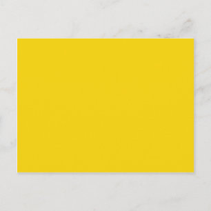 Mustard Gult Mörk Gult Färg Solid Background Vykort