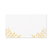 Mustard Gult Secret Garden bröllopskort