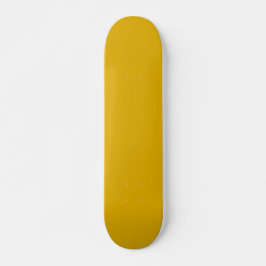 Mustard Gult Solid Färg Mini Skateboard Bräda 18,5 Cm