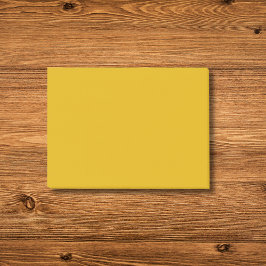 Mustard Gult Solid Färg Post-it Block
