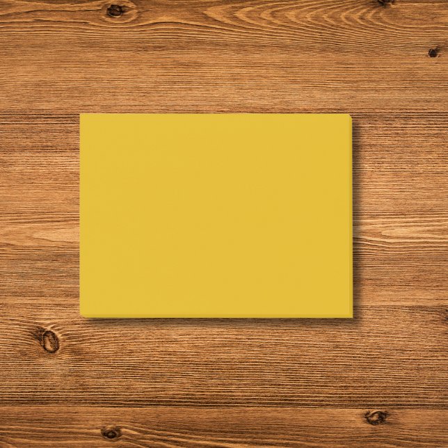 Mustard Gult Solid Färg Post-it Block (Skapare uppladdad)