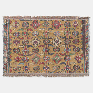 Mustard Khyrdagyd 1800-talets färgstarka Mörk Röd Filt