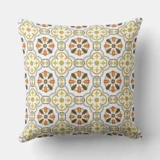 Mustard Orange Alhambra Throw Pillow Kudde