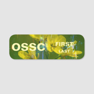 Mustard OSSC Nametag Namnbricka