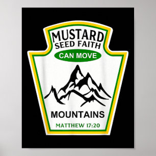 Mustard Seed Faith Condiment Costume Party Matchin Poster