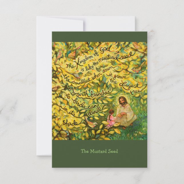 Mustard Seed Parable Paryer-kort (Framsida)