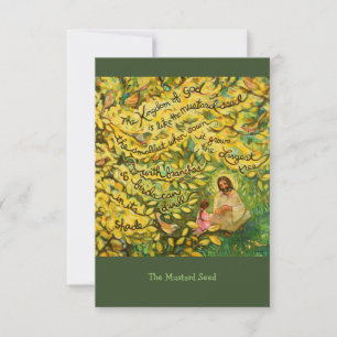 Mustard Seed Parable Paryer-kort