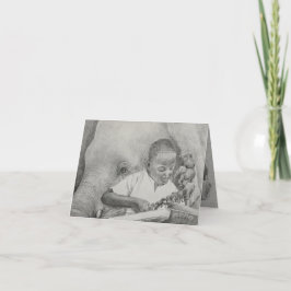 MUSTARD SEEDS GROW - NOTE CARD BY KATHY MORROW TACK KORT
