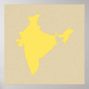 Mustard Spice Moods Indien Poster