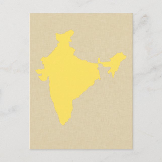 Mustard Spice Moods Indien Vykort (Framsida)
