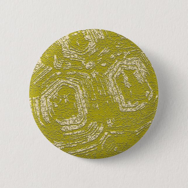 Mustard Tortoise Snäcka abstrakt print by LeahG Knapp (Framsida)