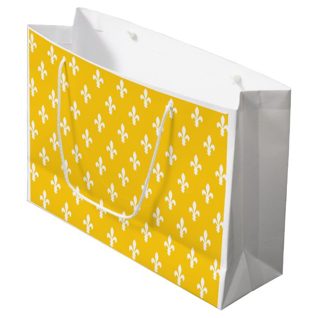 Mustard Victorian Fleur de Lys (Framsidan Vinklad)