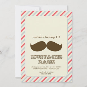 mustasch basinbjudan inbjudningar