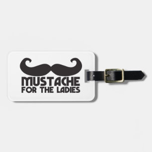 Mustasch för designen för damMoustacheNP Bagagebricka