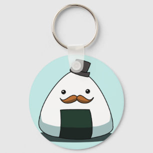 Mustasch-giri Keychain Nyckelring