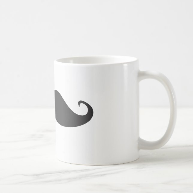 Mustasch Kaffemugg (Höger)